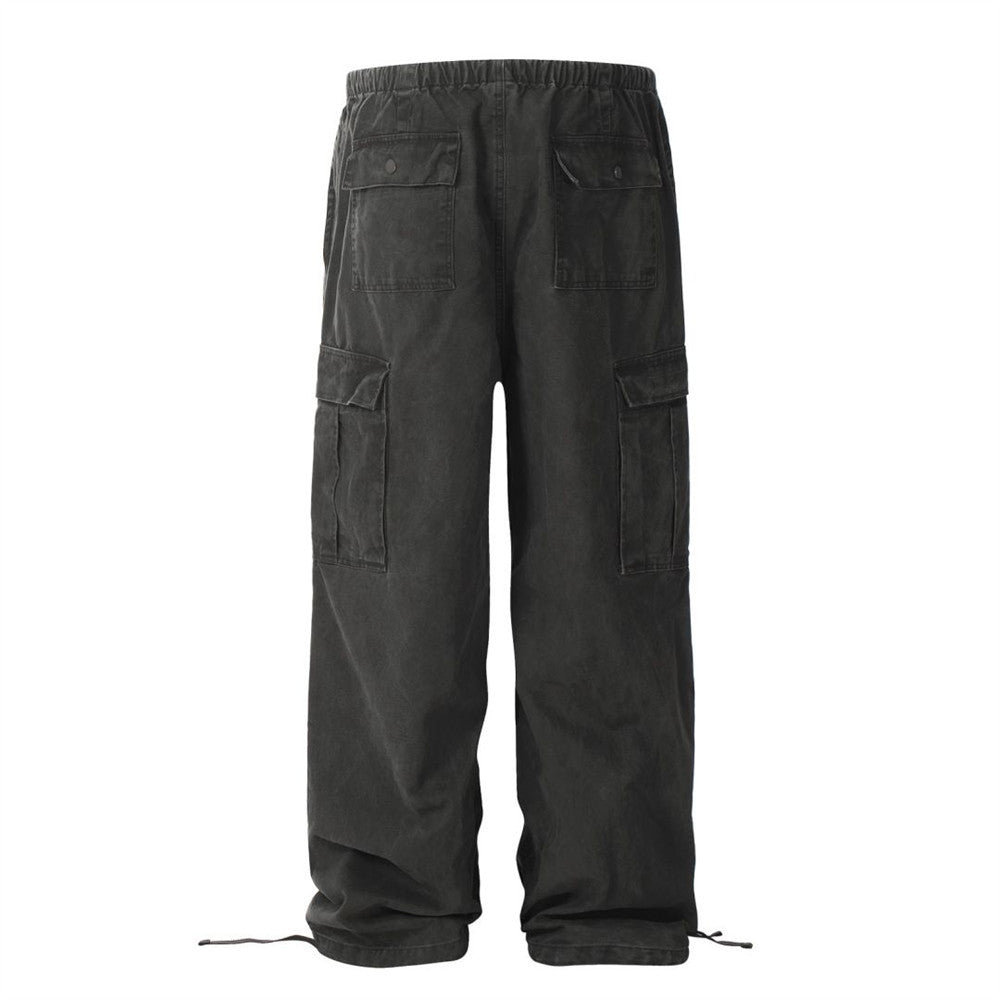 Overalls Men Fashion Brands Pleated Drawstring My Store