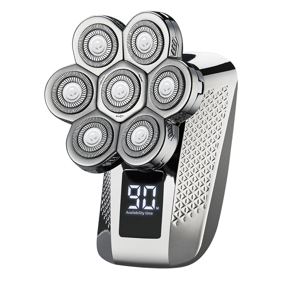 1Pc Head Shavers For Bald Men 5 In 1 7D Electric Rotary Razor Rechargeable Cordless Head Beard Trimmer Shaver Kit IPX6 Waterproof Dry Wet Grooming Kit With 3 Combs 1Heartof5