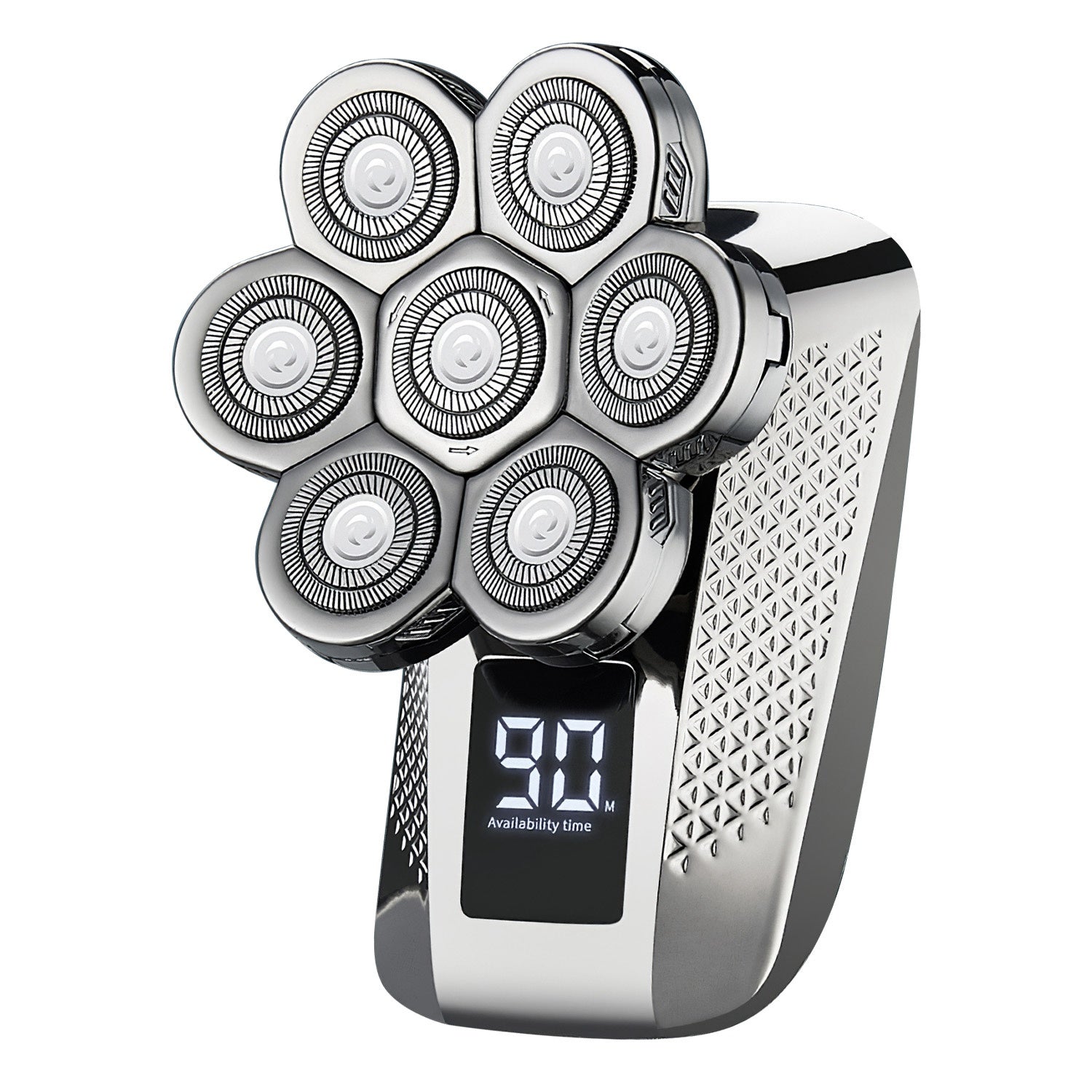 1Pc Head Shavers For Bald Men 5 In 1 7D Electric Rotary Razor Rechargeable Cordless Head Beard Trimmer Shaver Kit IPX6 Waterproof Dry Wet Grooming Kit With 3 Combs 1Heartof5