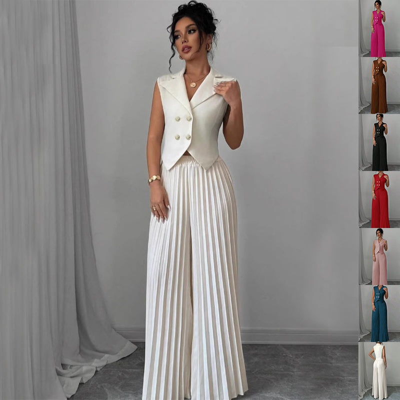 Summer Sleeveless Suit Fashion