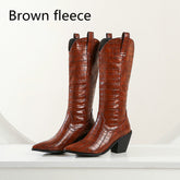 Long Boots Thick Heel Boots Women&