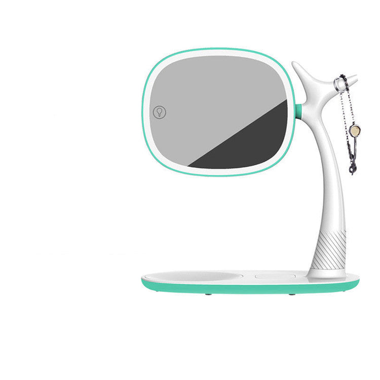 Led Light Makeup Mirror Double Sided Wireless Intelligence 1Heartof5