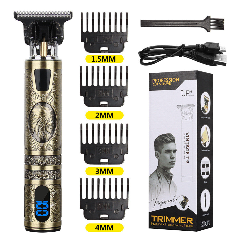 Beard Trimmer Hair Clippers Cordless Hair Cutting Kit Barber Shaving Machine For Men USB Rechargeable 1Heartof5