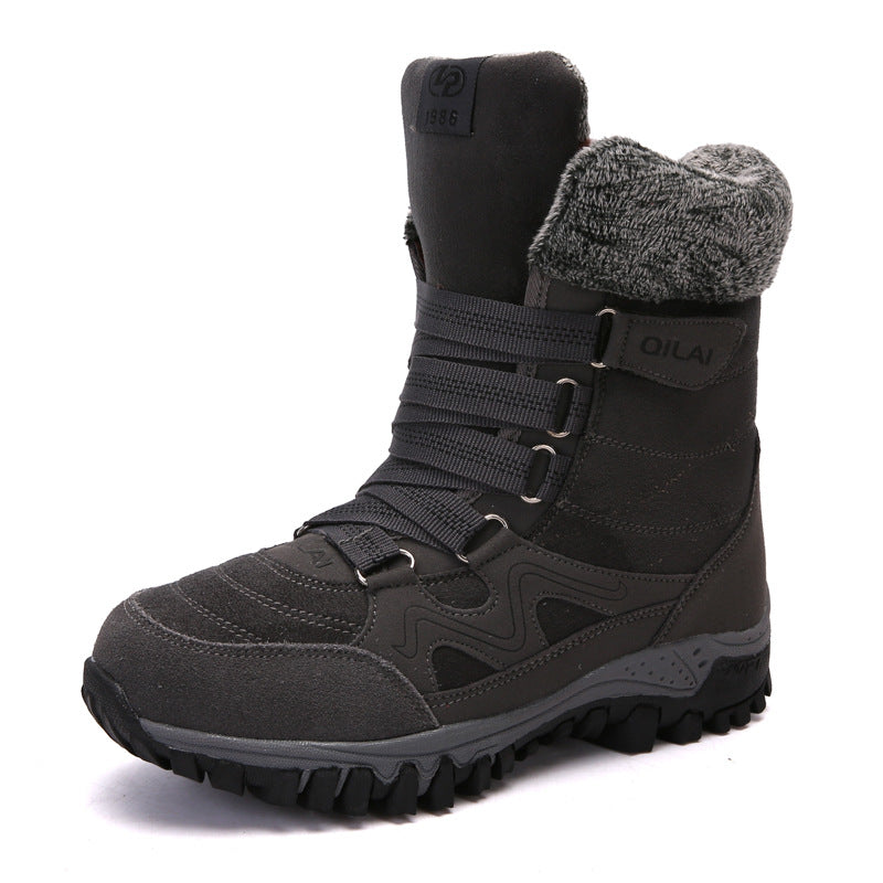 Women Ankle Boots Winter Shoes Woman Snow Boots Mother Warm Shoes Lace Up My Store