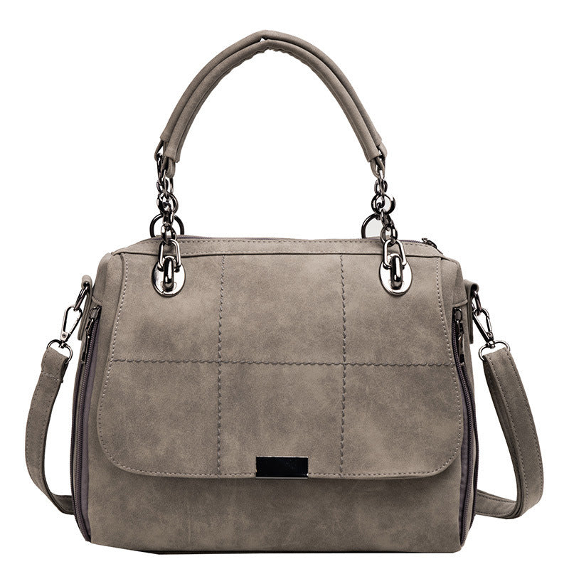Matte Women  Scrub Female Shoulder Bags Large Capacity Matcha Green PU Leather Lady Totes Boston Bag for Travel Hand Bags My Store