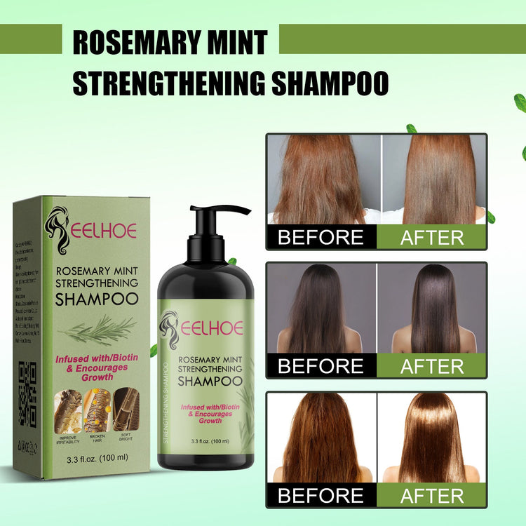 Rosemary Mint Shampoo Moisturizing Supple Hair Repair Dry Frizz Refreshing Shampoo Hair Care My Store
