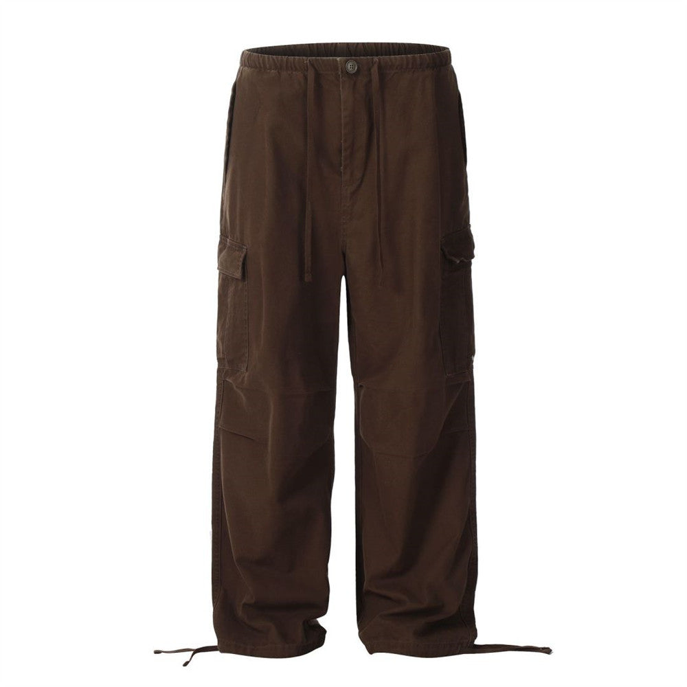 Overalls Men Fashion Brands Pleated Drawstring My Store