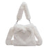 Love Handbags Winter Plush Shoulder Bags For Women My Store