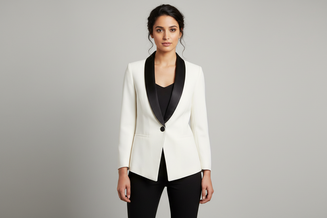 Long sleeve white Jacket 1Heartof5