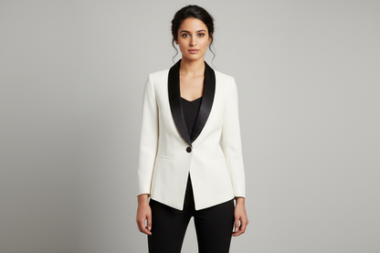 Long sleeve white Jacket 1Heartof5