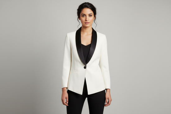 Long sleeve white Jacket 1Heartof5