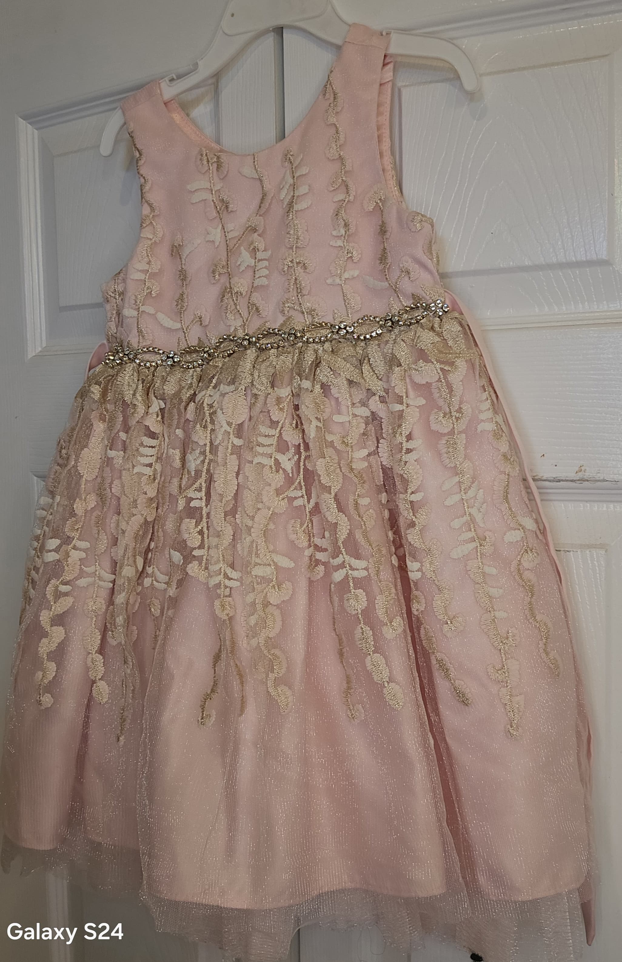 Peach Armless Gown for Children