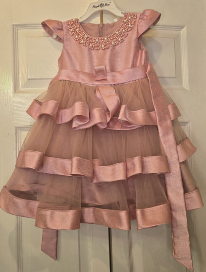 Pink Fled Dress 1Heartof5
