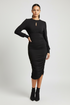 Black, Long sleeve Dress 1Heartof5