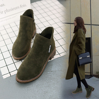 Ankle Boots Fall Winter Frosted Shoes Women Fashion My Store