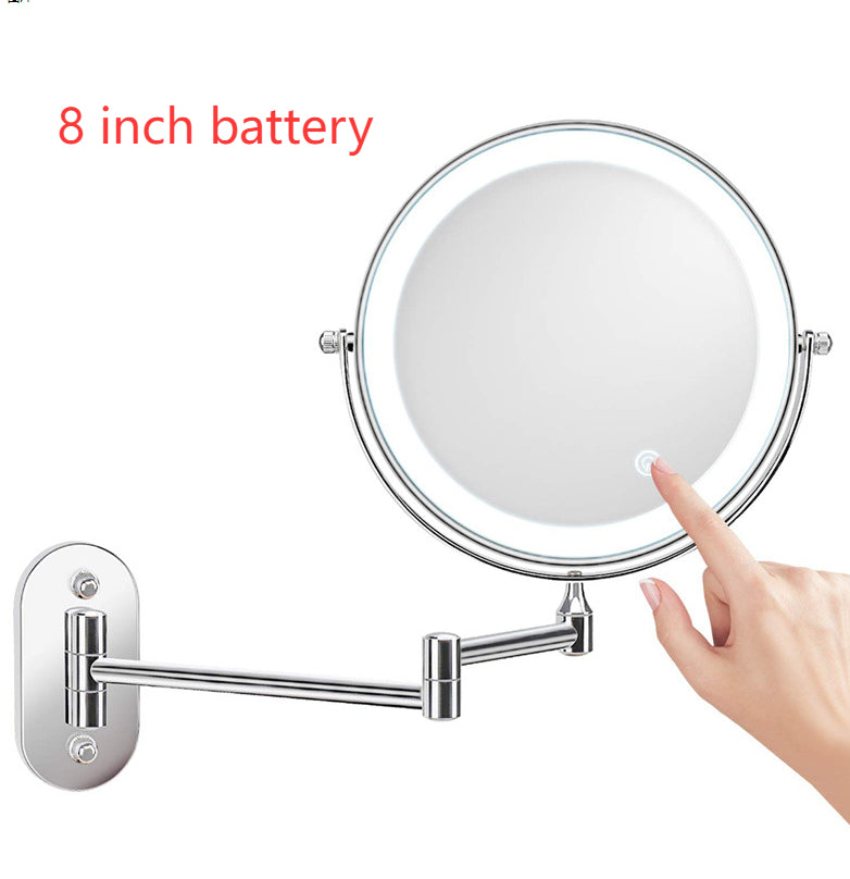 New 8-inch Folding LED Makeup Mirror Wall-mounted 1Heartof5
