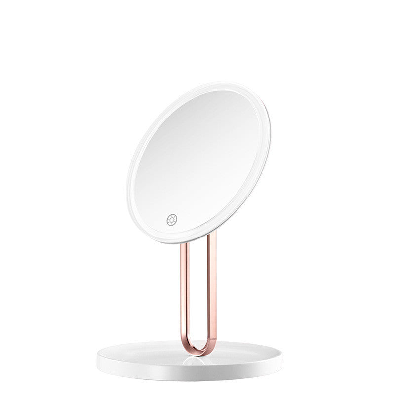Desktop LED Makeup Fill Mirror With Light 1Heartof5