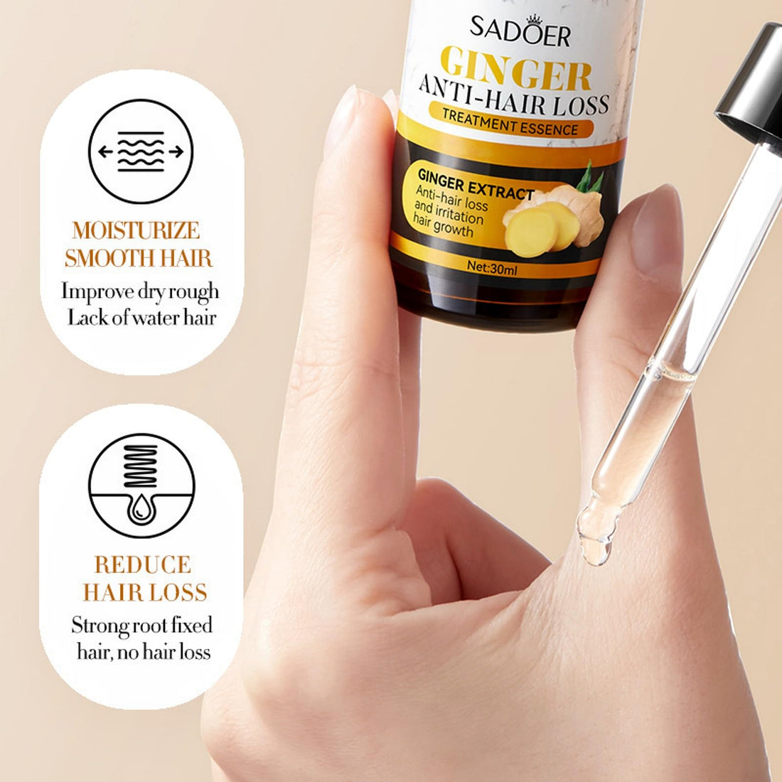Ginger Care Oil Hair Loss Growth My Store
