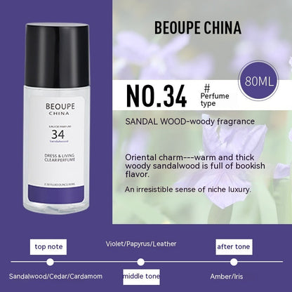 Clothing Fragrance Spray 80ml To Remove Odor My Store