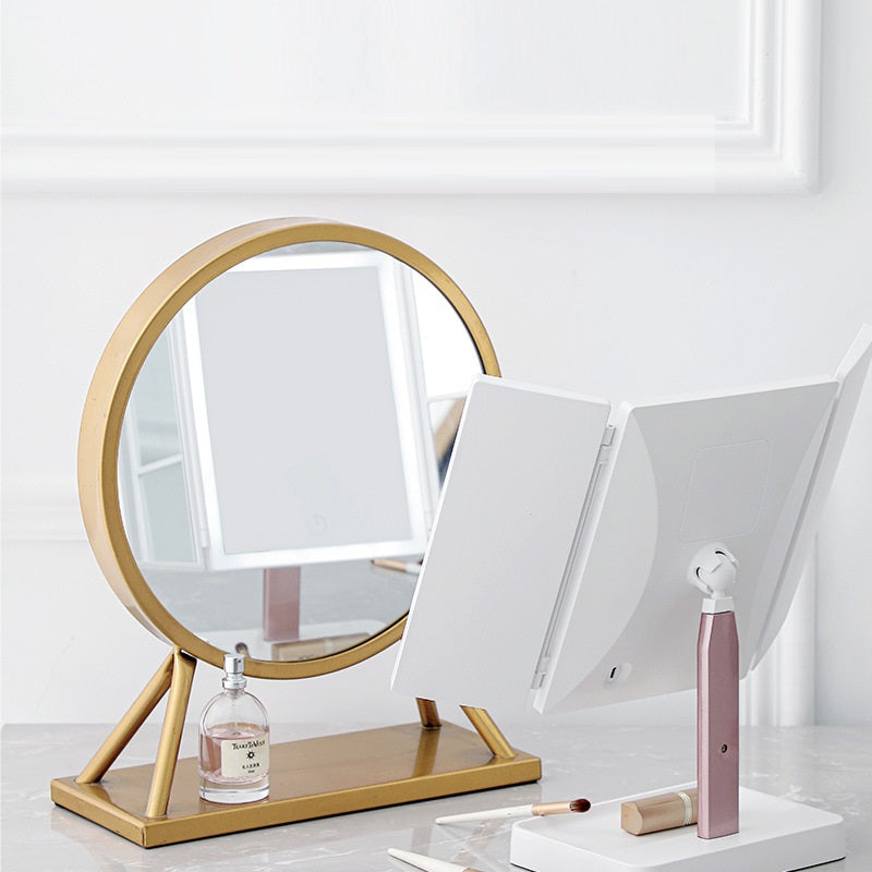 Practical Led Makeup Table Top Double Mirror Gift 1Heartof5