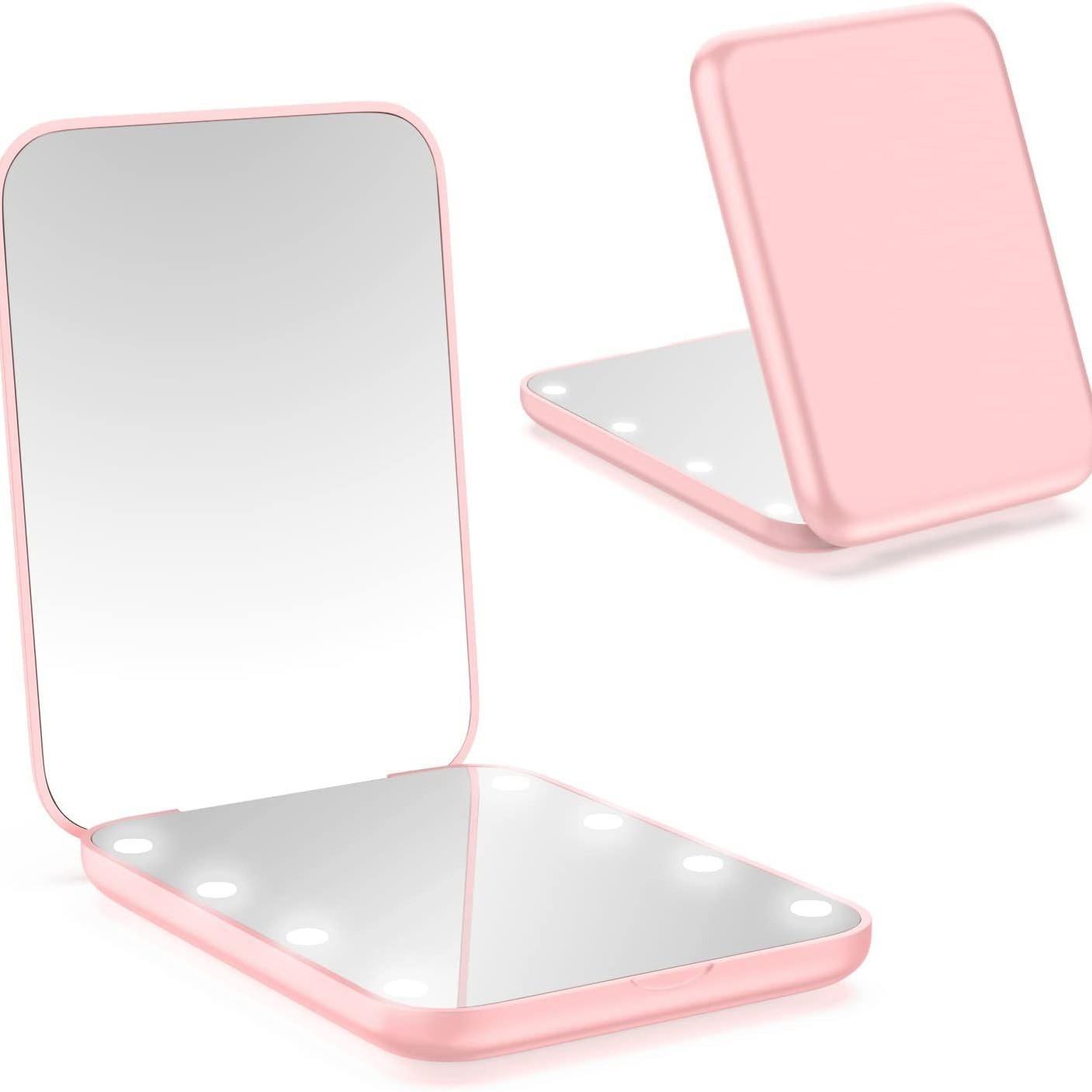 Ultra-thin LED Handheld Makeup Mirror 1Heartof5