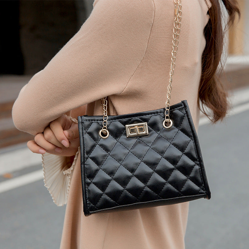 Mini Chain Shoulder Bags Rhombus Sewing Small Square Bags For Women My Store