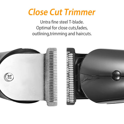 Men Electric Hair Clipper Trimmer Rechargeable Beard Shaver Razor Nose Trimmer Set 1Heartof5