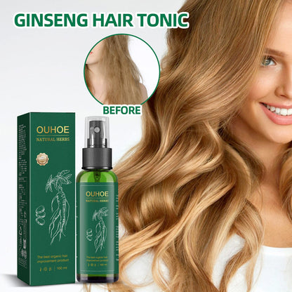 OUHOE Ginseng Hair Growth Lotion Ginseng  Moisturizing Hair Care Hair Growth Spray 1Heartof5