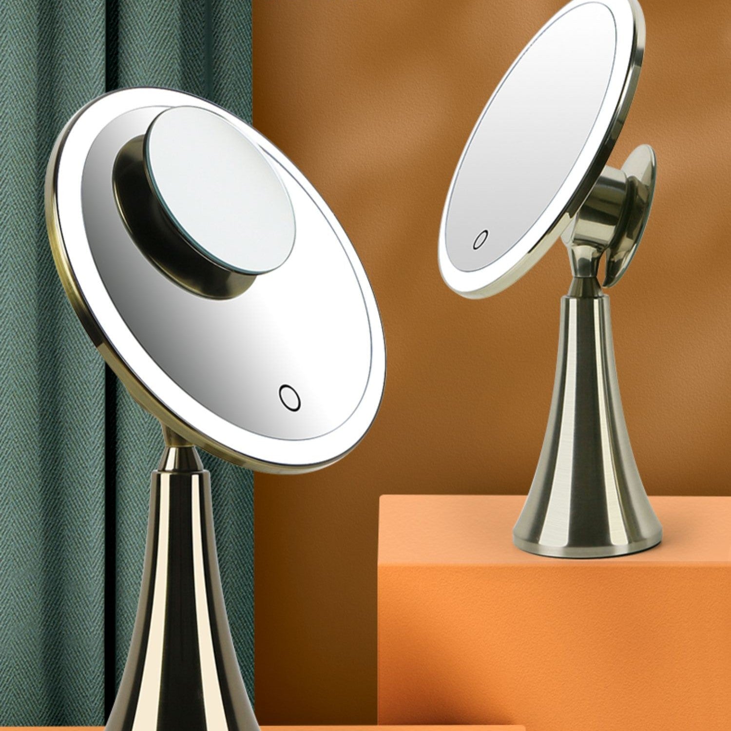 LED Makeup Mirror Desktop Illuminated 1Heartof5