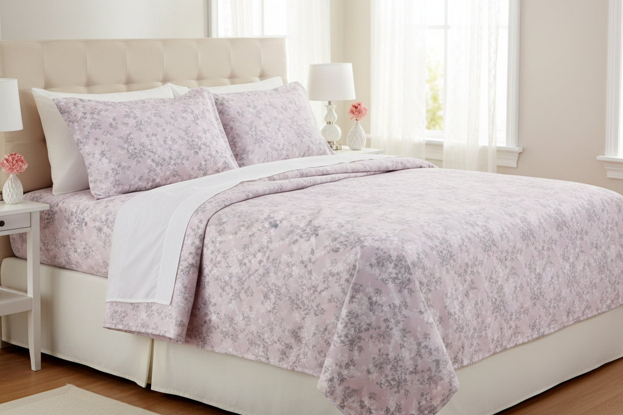 6 Piece Sheet Set Size King 1Heartof5