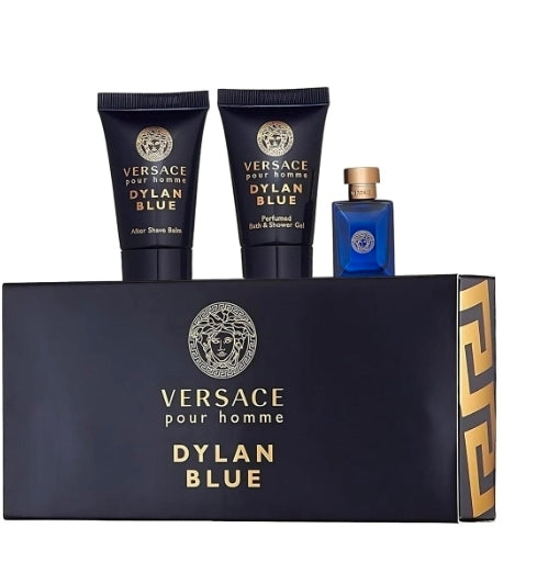 Versace Men's 0.17 oz Dylan Blue 3pc Set