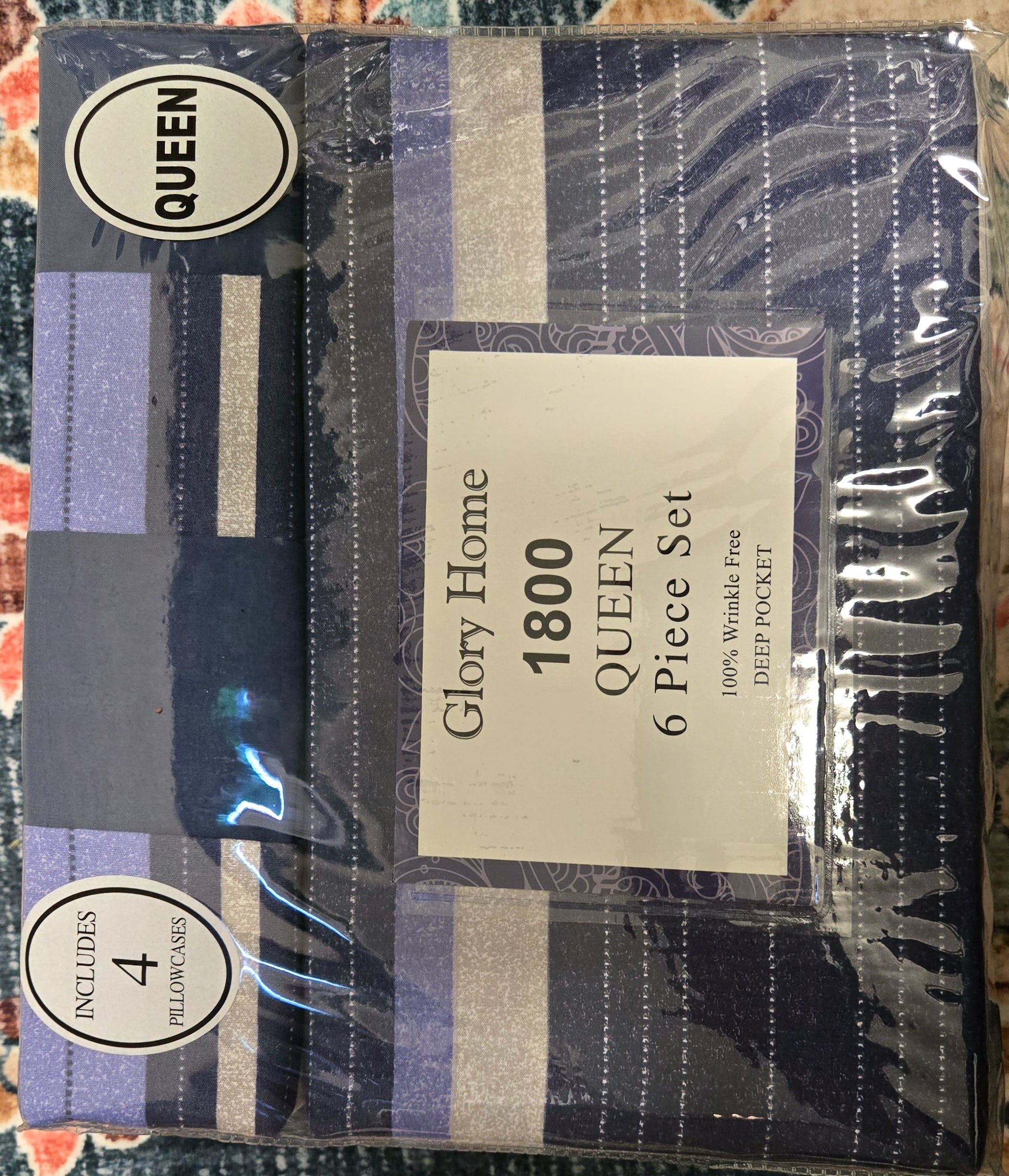 Queen Size 6 Pieces Set 1Heartof5