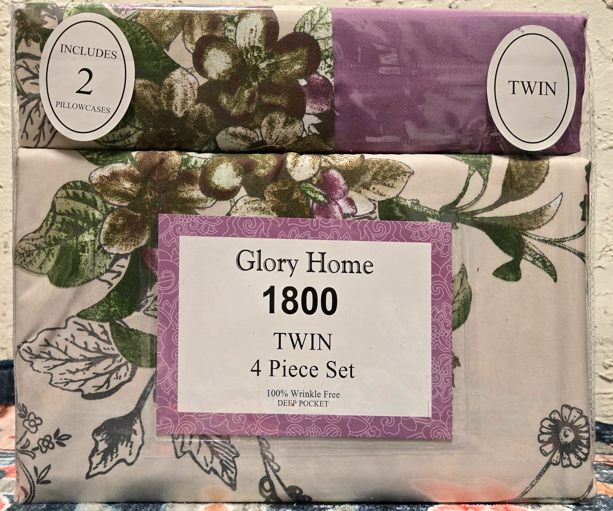Twin Size 4 Pieces Set 1Heartof5