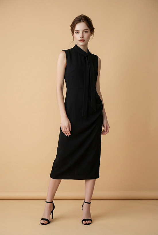 Short sleeve black dress size small 1Heartof5