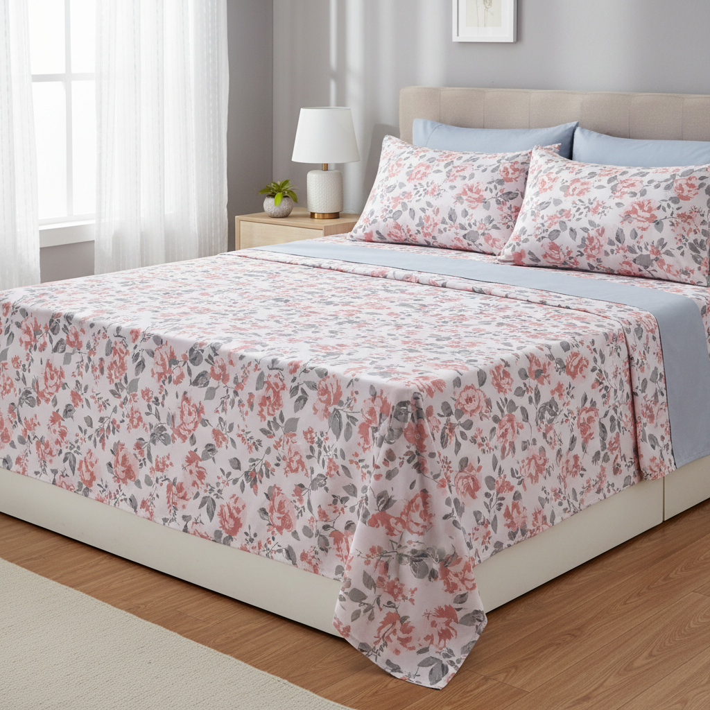 6 Piece Sheet Set Size King 1Heartof5