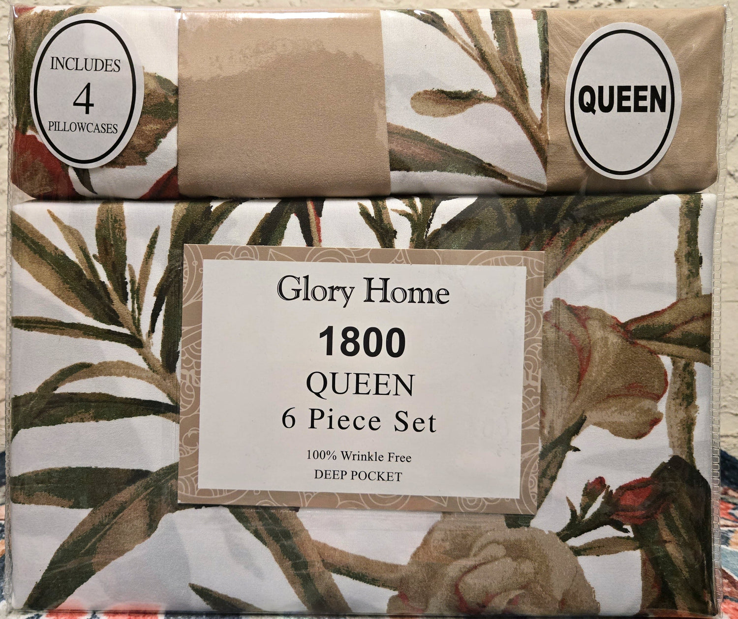 Queen Size 6 Pieces Set 1Heartof5