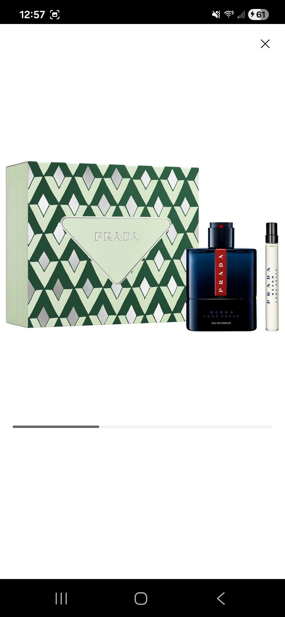 Prada 2-pc Men's Luna Rossa Ocean Eau de Parfum Gift Set
